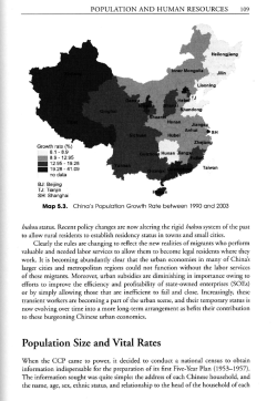 Population Size and Vital Rates