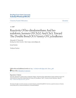 Reactivity Of Iso-diiodomethane And Iso