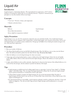 Liquid Air - Flinn Scientific