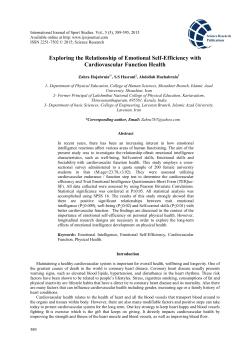 Exploring the Relationship of Emotional Self