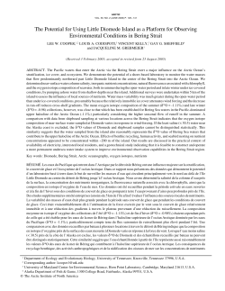 The Potential for Using Little Diomede Island as a Platform for