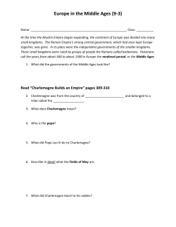 Europe in the Middle Ages (9-3)