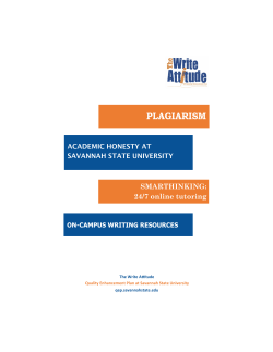 plagiarism - The Write Attitude