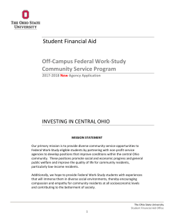 Agency Information - Student Financial Aid