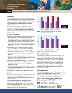 Effect of Bale Processing on Particle Size and Potential Feeding