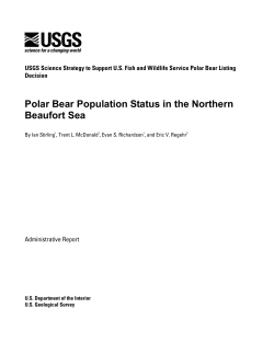 Polar Bear Population Status in the Northern Beaufort Sea
