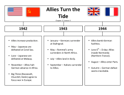Allies Turn the Tide