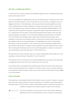 THE YIPS - Paul Hunt