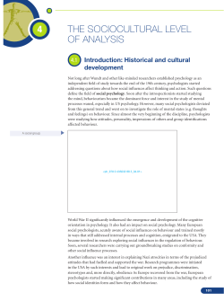 Psychology Chapter 4 - Pearson Schools and FE Colleges