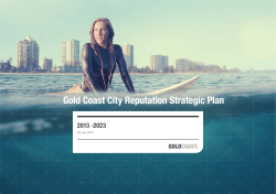 Gold Coast City Reputation Strategic Plan