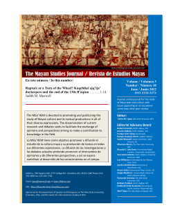 Kaqchikel ajq`ija` daykeepers and the end of the 13th B`aqtun