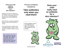 Antibiotics and Infections