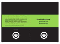 Simplified planning - Centre for Policy Studies