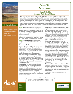 Chile: Atacama - Avanti Destinations