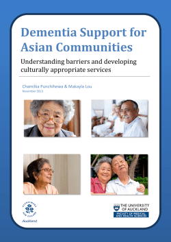 Dementia Support for Asian Communities