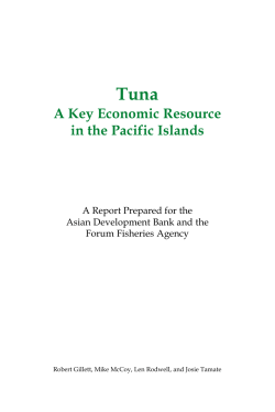 A Key Economic Resource in the Pacific Islands