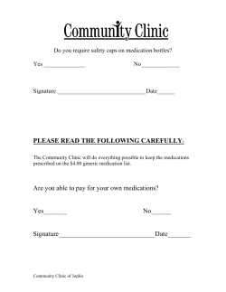 PLEASE READ THE FOLLOWING CAREFULLY: Are you able to pay