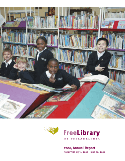 Annual Report, Fiscal Year 2004