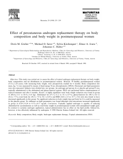 Huber 98 ART females fat decrease Mat