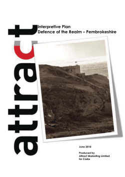 Interpretive Plan Defence of the Realm