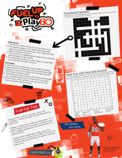 Bengals Fuel Up to Play 60 Activity Sheet - Drink