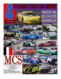 The 4Cylinder Stock Car Summit Cover