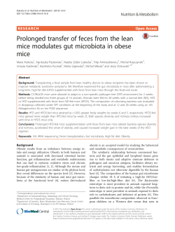 Prolonged transfer of feces from the lean mice modulates gut