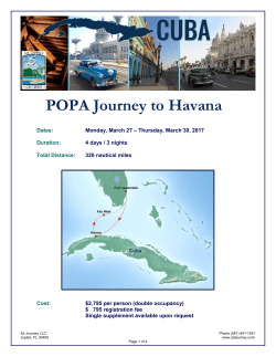 Itinerary in - Air Journey