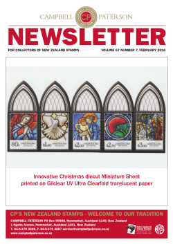 newsletter - Campbell Paterson