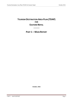 Eastern Nepal TDA Plan