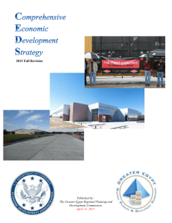 2015 Greater Egypt CEDS - Greater Egypt Regional Planning and