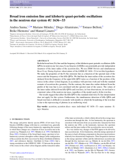 Broad iron emission line and kilohertz quasi