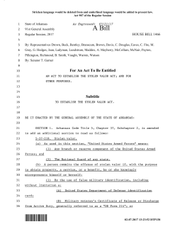 Act 907 - Arkansas General Assembly