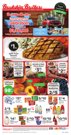 2/$5 - Brookshire Brothers