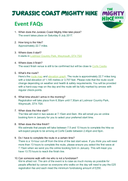 Event FAQs - Macmillan Cancer Support