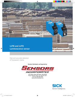 LUT8 and LUT9 Luminescence sensor