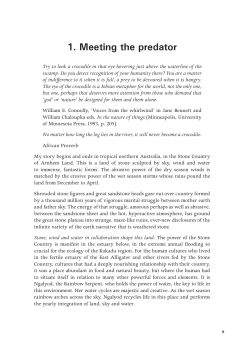 The Eye of the Crocodile - ANU Press