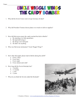 Name 1. Why did the Soviet Union want to keep Germany divided? 2