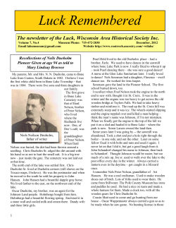 Luck Remembered - RootsWeb