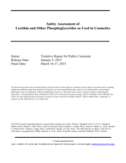 PDF - Cosmetic Ingredient Review