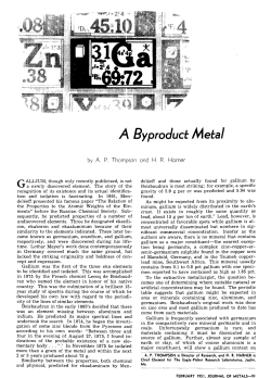 Journal of Metals (January-December) - Gallium
