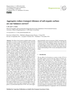 Aggregates reduce transport distance of soil