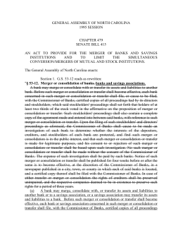 general assembly of north carolina 1995 session chapter 479