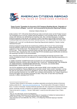 ACA paper on Same Country Exemption
