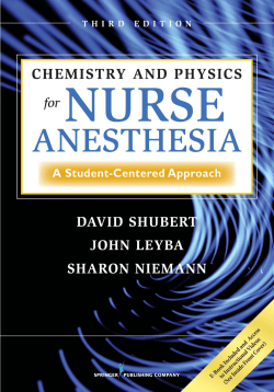 Chemistry and Physics for Nurse Anesthesia: A