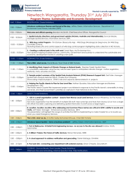 Newtech Wangaratta, Thursday 31st July 2014