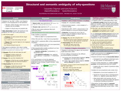 semantic and syntactic ambiguity of why