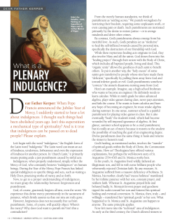 PLENARY INDULGENCE?
