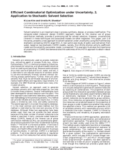 Efficient Combinatorial Optimization under Uncertainty. 2