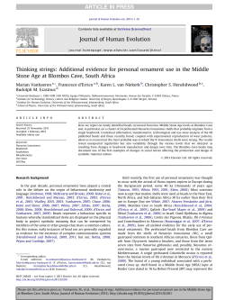 Thinking strings: Additional evidence for personal ornament use in